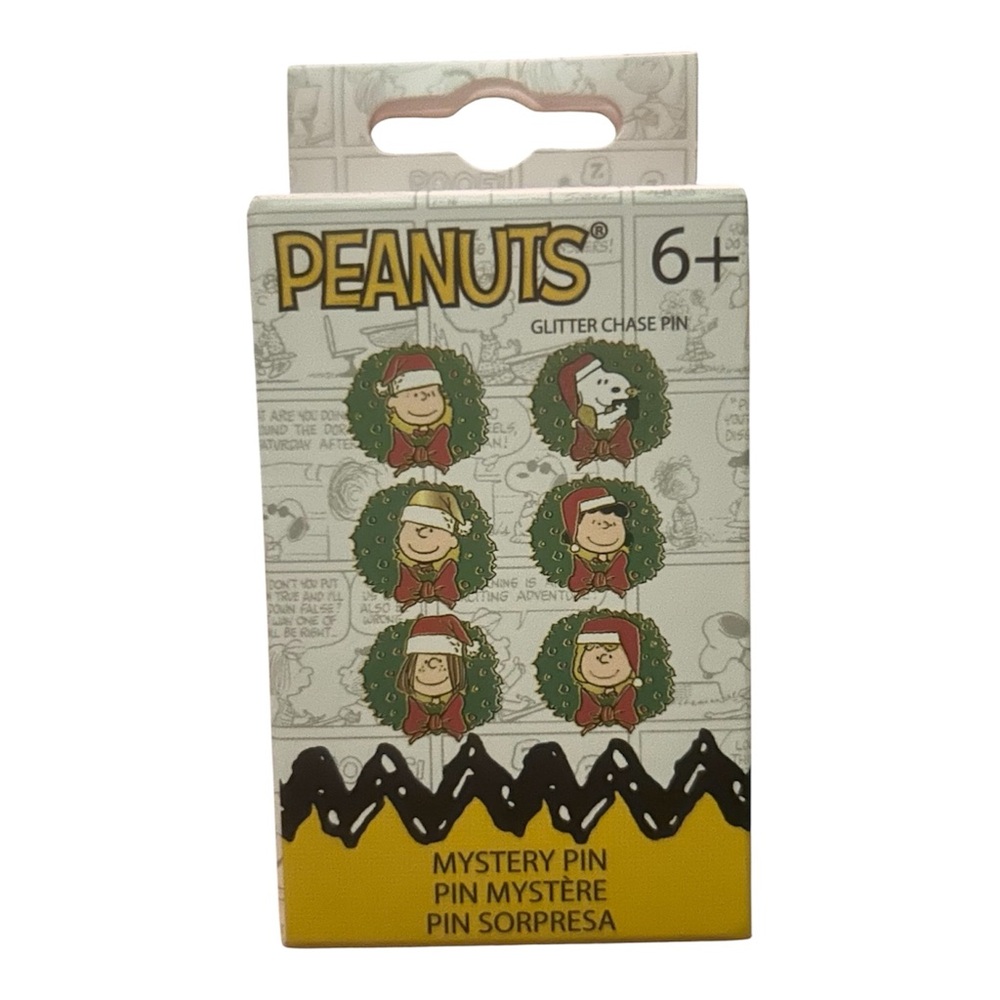 Loungefly Peanuts Mystery Holiday Pin Pack NWT